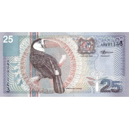 Suriname 25 Gulden 2000 P148