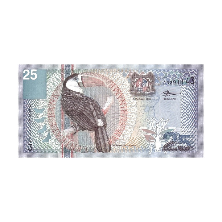 Suriname 25 Gulden 2000 P148