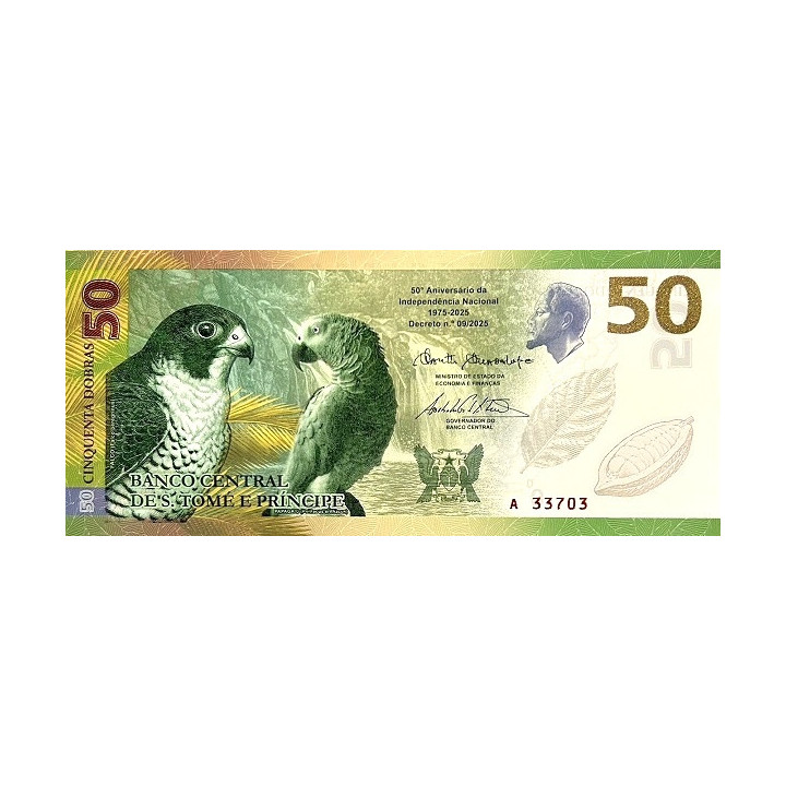 Sao Tome e Principe 50 Dobras 2025 (2026) P82