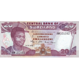 Swaziland 20 Emalangeni 2006 P-30c
