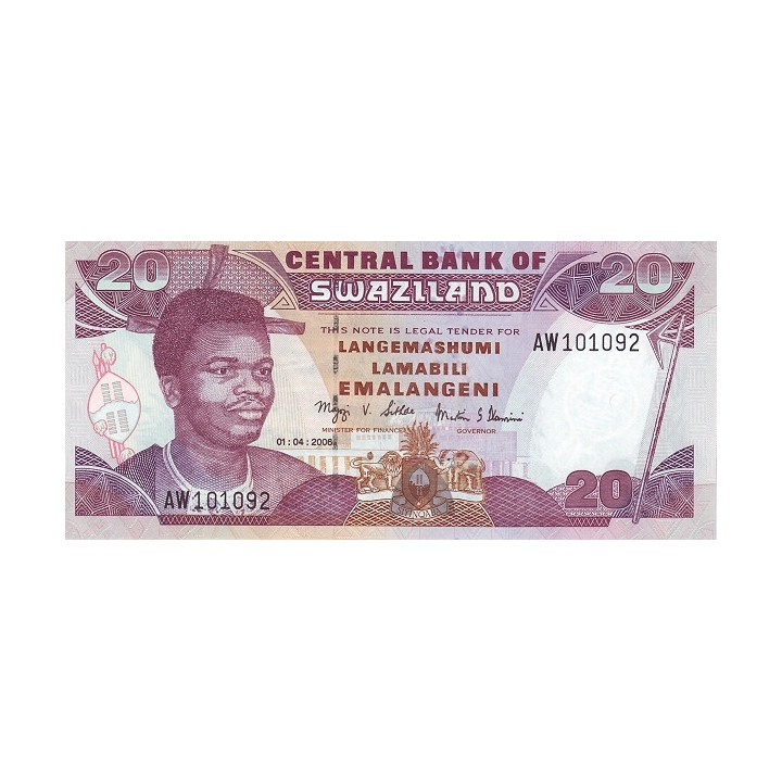 Swaziland 20 Emalangeni 2006 P-30c