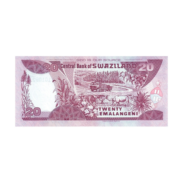 Swaziland 20 Emalangeni 2006 P-30c
