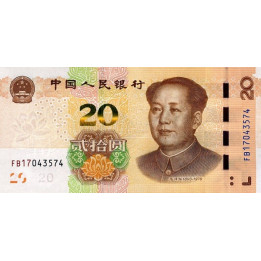 Kina 20 Yuan 2019 P-new