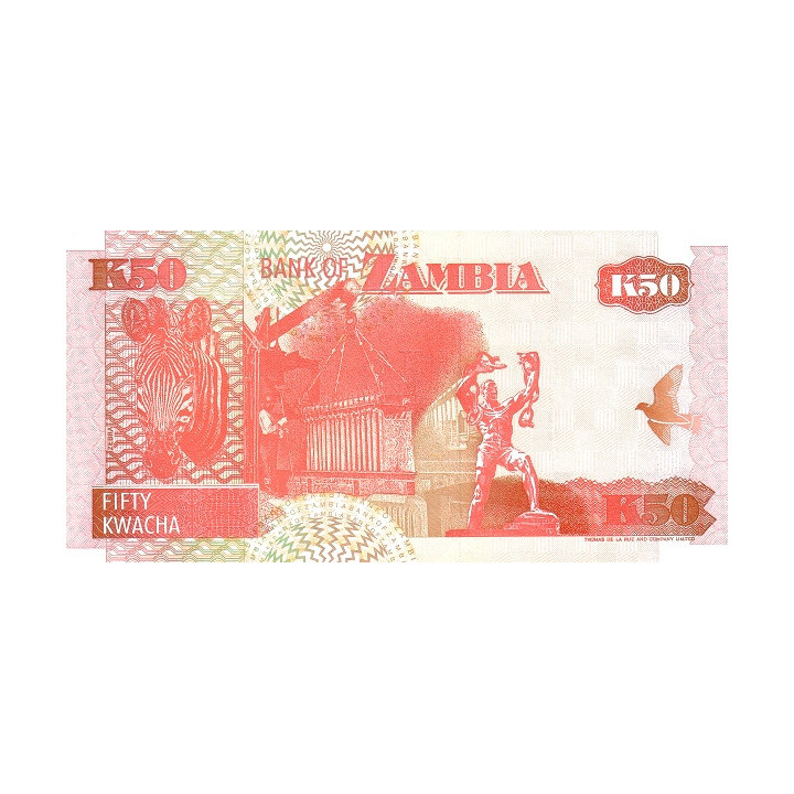 Zambia 50 Kwacha 1992 P-37b