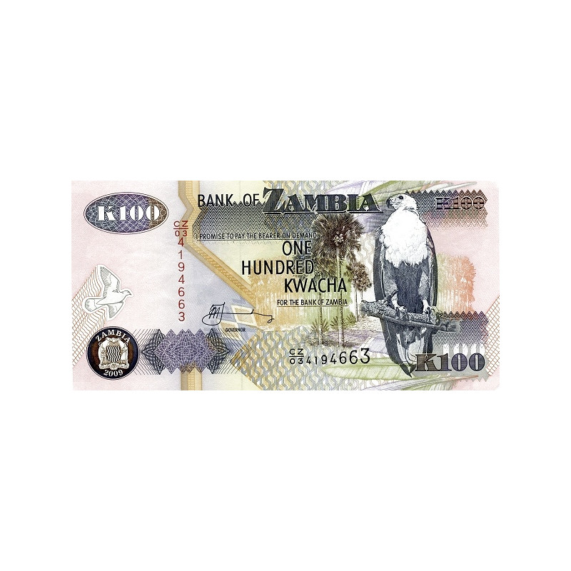 Zambia 100 KWacha 2009 P-38h