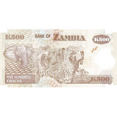 Zambia 500 Kwacha 2008 P-43f