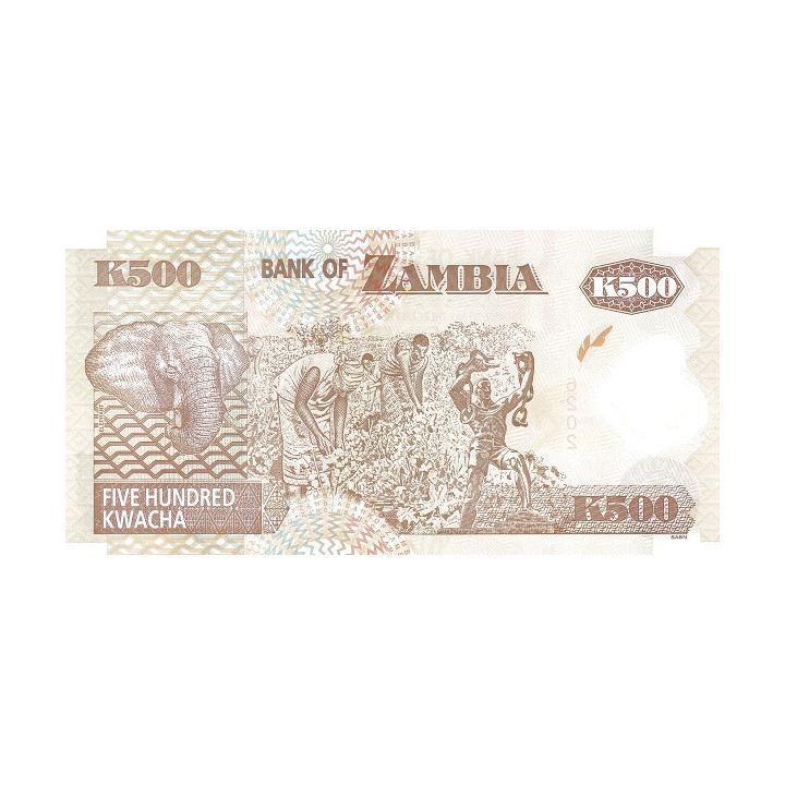 Zambia 500 Kwacha 2008 P-43f