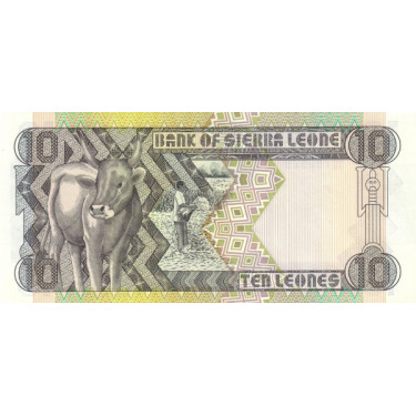 Sierra Leone 10 Leones 1988 P-15