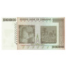 Zimbabwe 20 Billion Dollars 2008 P-86