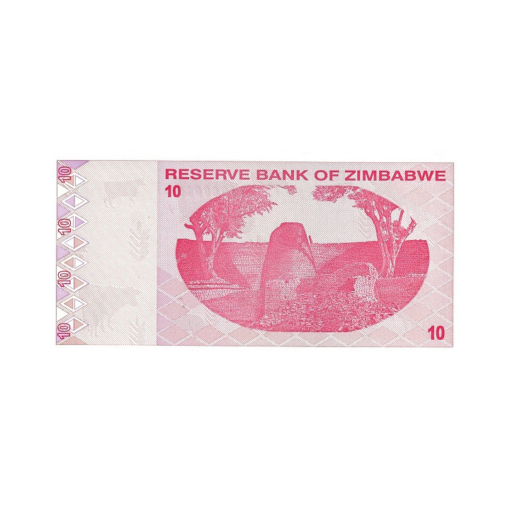 Zimbabwe 10 Dollars 2009 P-94
