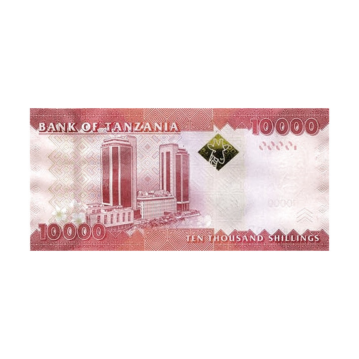 Tanzania 10 000 Shilingi 2010-2015 P-44b UNC