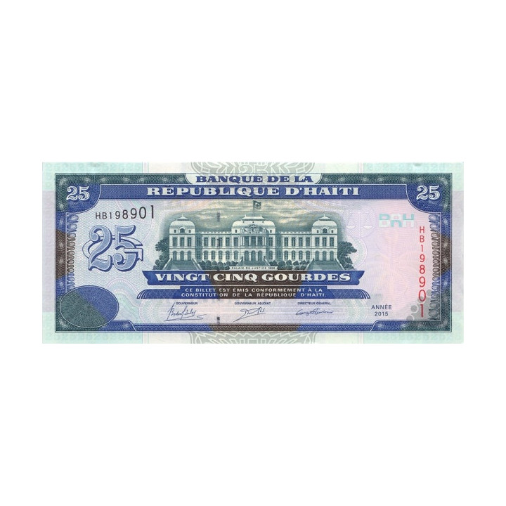 Haiti 25 Gourdes 2015 P-266f