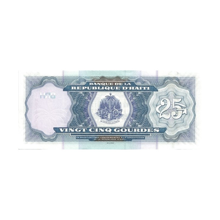 Haiti 25 Gourdes 2015 P-266f