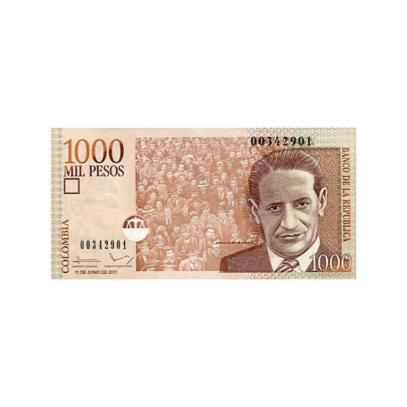 Colombia 1000 Pesos 2011 P-456o