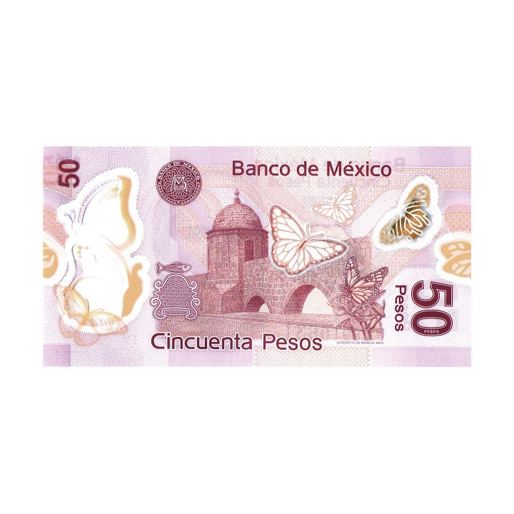 Mexico 50 Pesos 2016 P-123Av