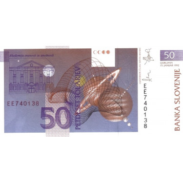Slovenien 50 Tolarjev 1992 P-13a