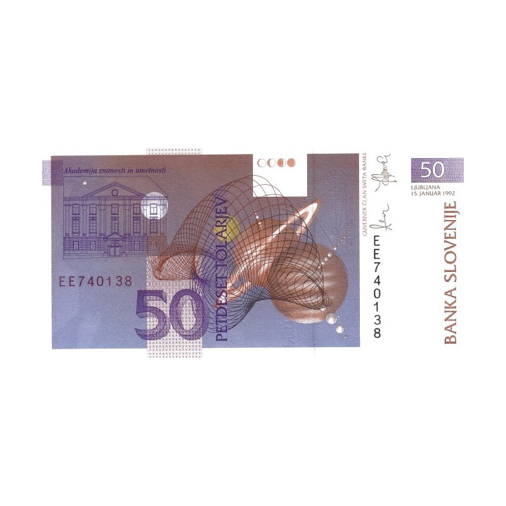 Slovenien 50 Tolarjev 1992 P-13a