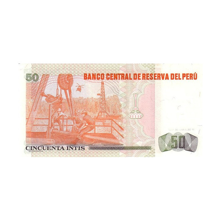 Peru 50 Intis 1987 P-131b