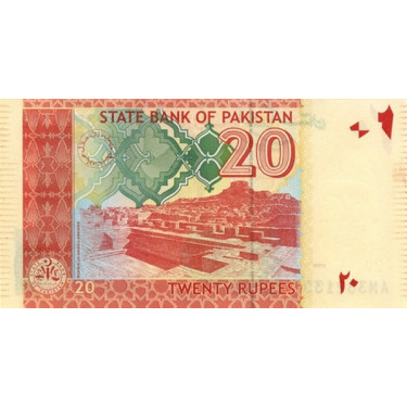 Pakistan 20 Rupees 2015 P-55i