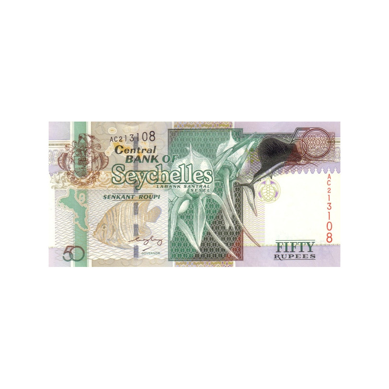 Seychelles 50 Rupees 2004 P39a