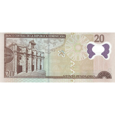 Dominikanska Republiken 20 Pesos Oro 2009 P-182