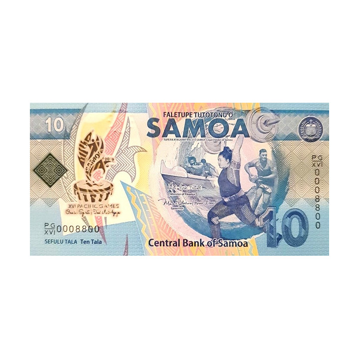 Samoa 10 Tala 2019 P-new