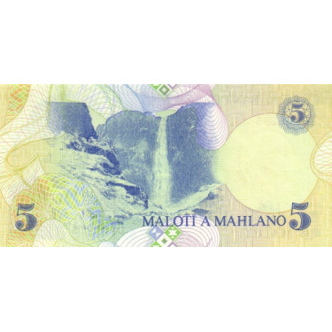 Lesotho 5 Maloti 1989 P-10