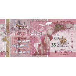 Seychelles 100 Rupees 2013...