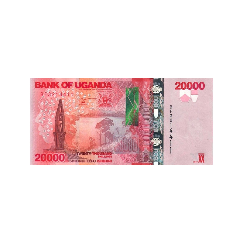 Uganda 20000 Shillings 2017 P-53d