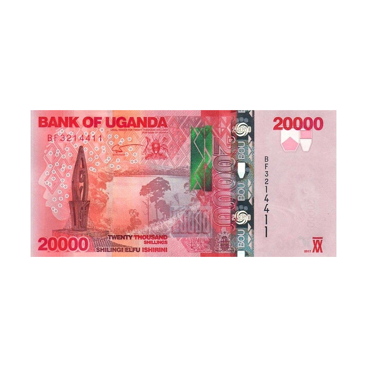 Uganda 20000 Shillings 2017 P-53d