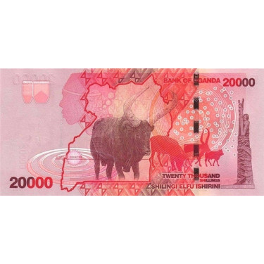 Uganda 20000 Shillings 2017 P-53d