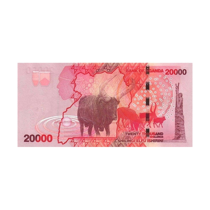 Uganda 20000 Shillings 2017 P-53d
