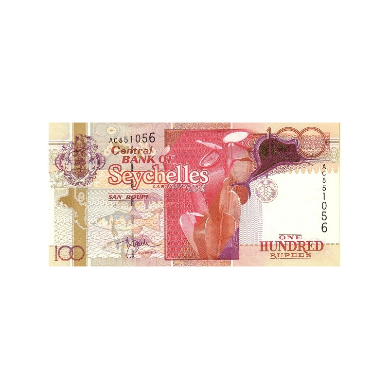 Seychelles 100 Rupees 2001 P-40a