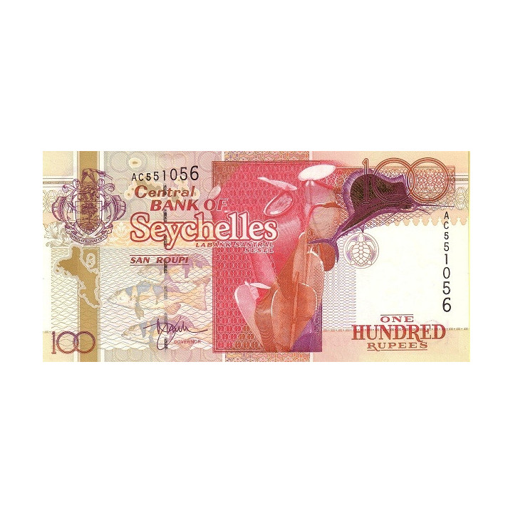 Seychelles 100 Rupees 2001 P-40a