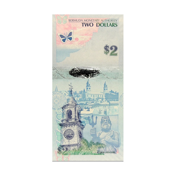 Bermuda 2 dollars 2009 P-57c