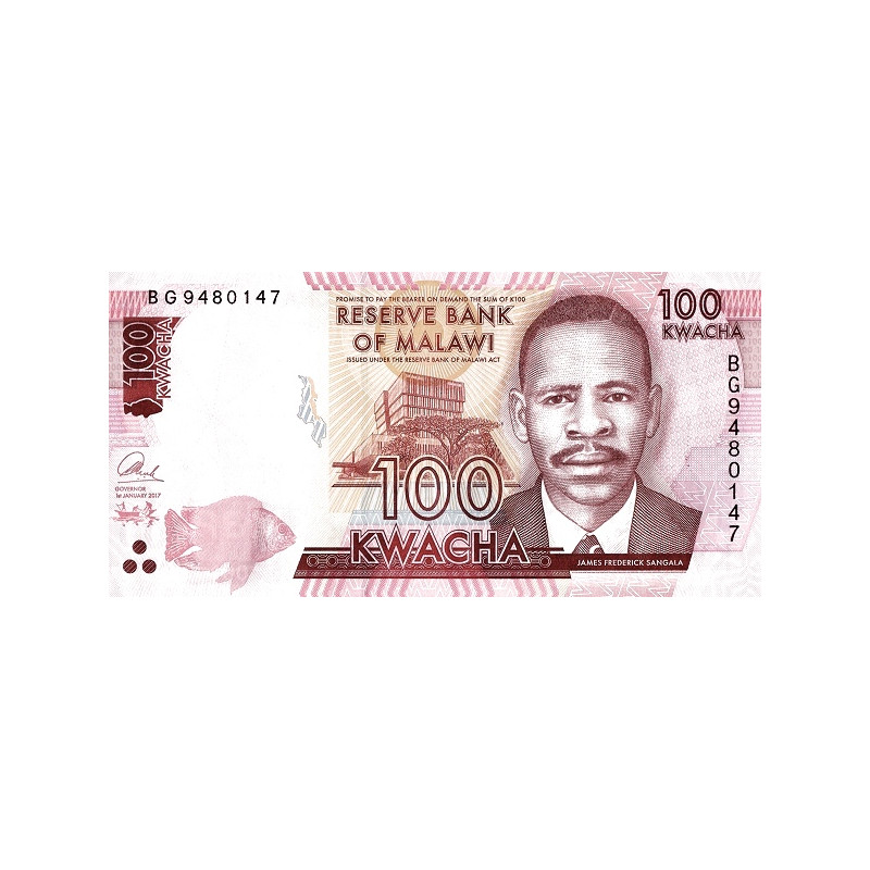 Malawi 100 Kwacha 2017 P-65c