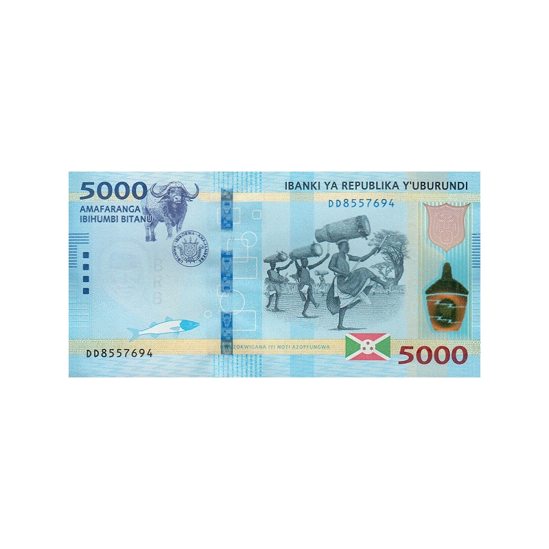 Burundi 5000 Francs 2018 P-53