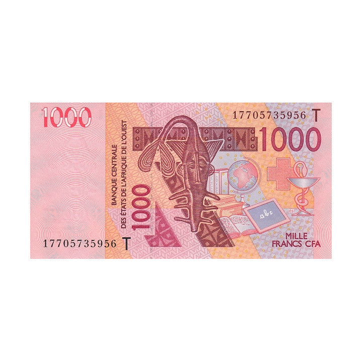 West African States Togo 1000 Francs 2017 P-815Tq