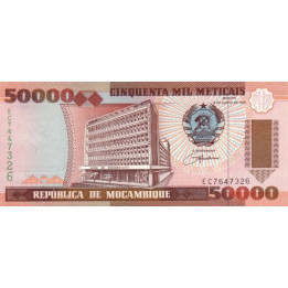 Mozambique 50000 Meticais 1993 P-138