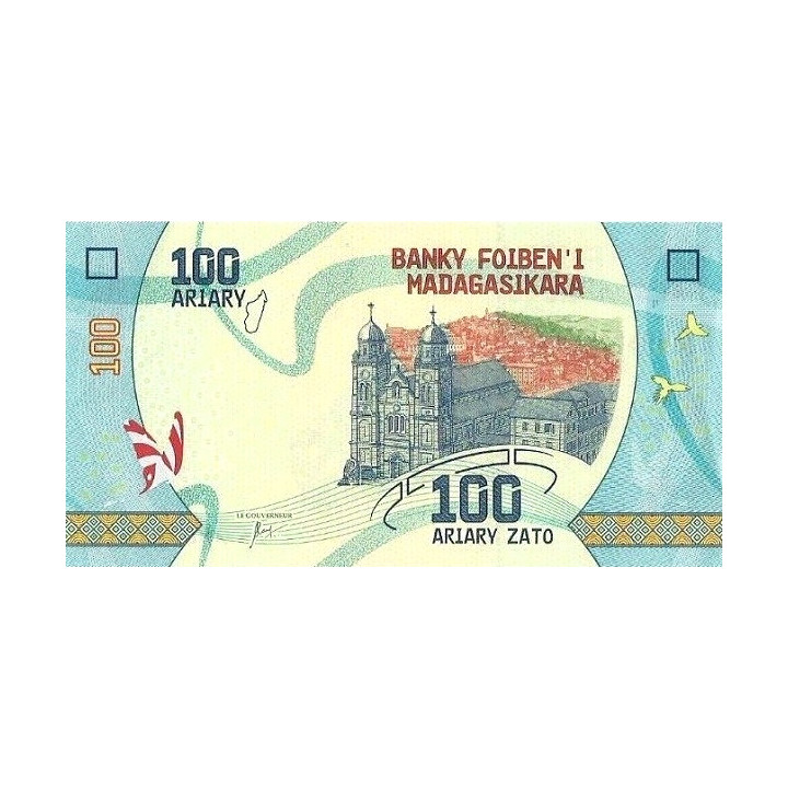 Madagascar 100 Ariary 2017 P-97