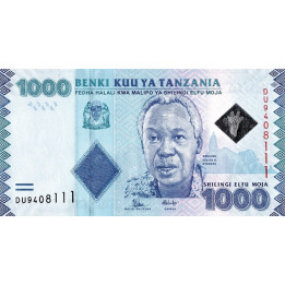 Tanzania 1000 Shillings 2015 P-41b