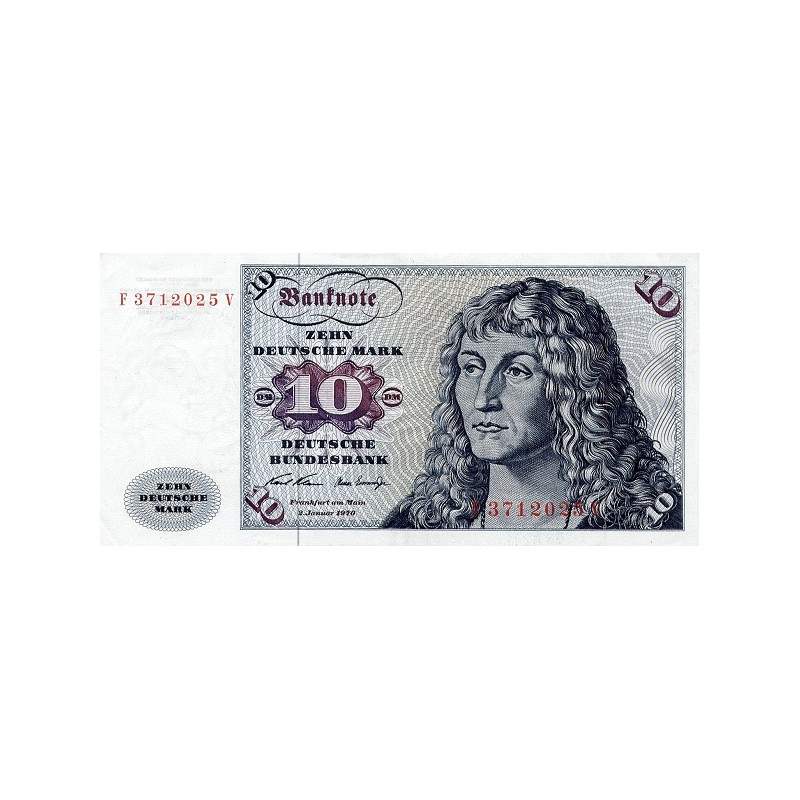 Germany 10 Deutsche Mark 1970 P-31a