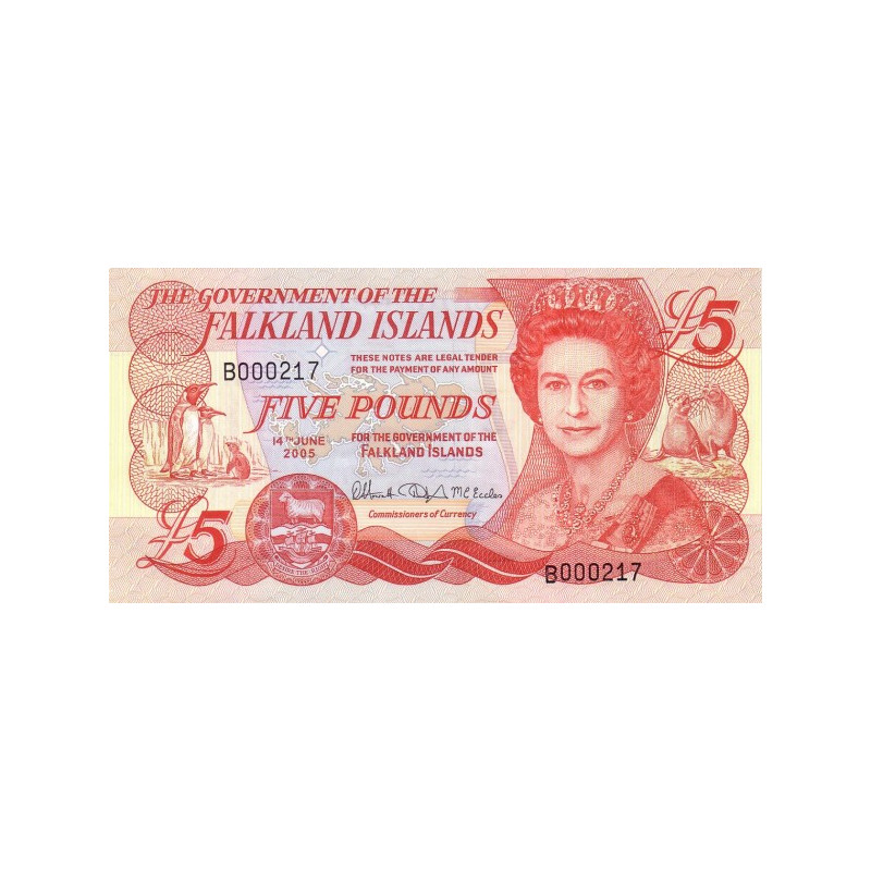 Falklandsöarna 5 Pounds 2005 P-17