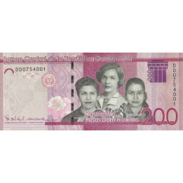 Dominikanska Republiken 200 Pesos 2017 P-191
