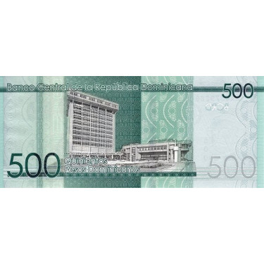 Dominikanska Republiken 500 Pesos 2017 P-195