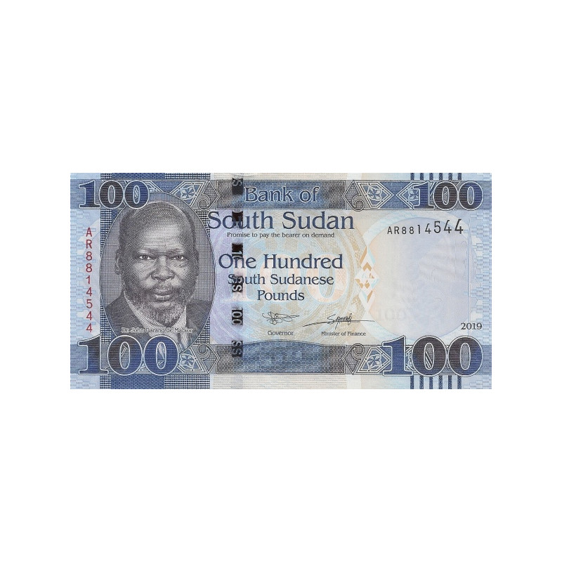 South Sudan 100 Pounds 2019 P-15d