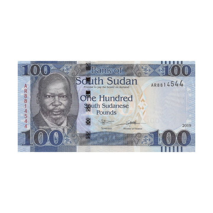 South Sudan 100 Pounds 2019 P-15d