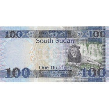 South Sudan 100 Pounds 2019 P-15d