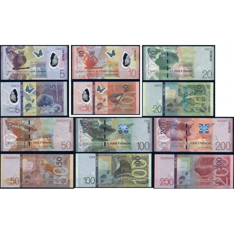 Sao Tome e Principe set x 6 notes