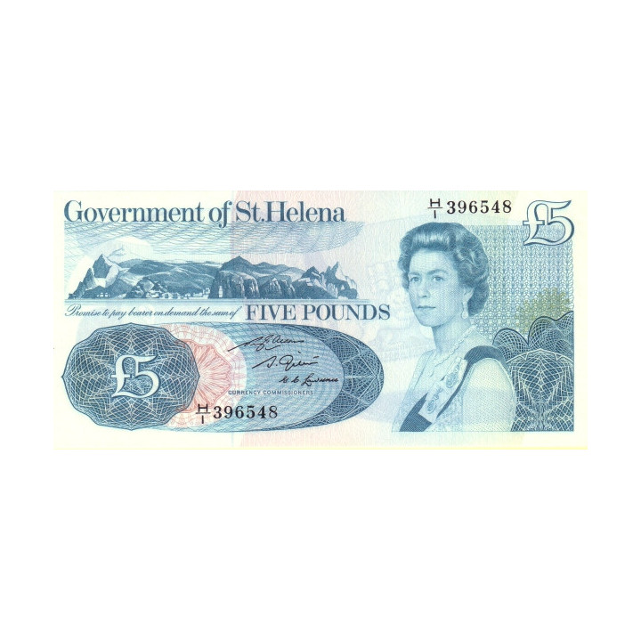 Saint Helena 5 Pounds 1981 P-7b